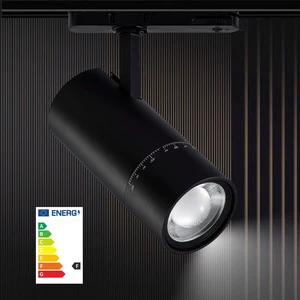 Beam Angle Changeable Zoom Power Tunable Dimming CCT High Quality 10W 20W 25W 30W 35W COB LED Adjustable Track Rail Spot Light