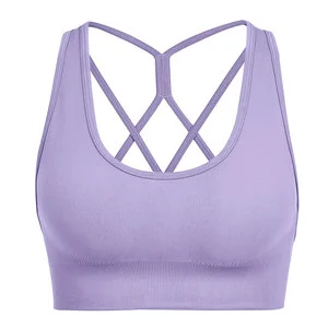 High Quality Women Sports Bra Plus Size Adult Wear Hot Selling Comfortable Cheap Price Breathable Custom Front Design High