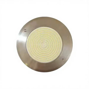 30W Ultra-Thin 8mm LED Pool Lights Underwater | IP68 Waterproof Submersible Swimming Pool Lighting System Par56 Stainless Steel