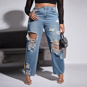 Urban Style Womens Denim Jeans Designed For Casual Fashion And Daily Activity