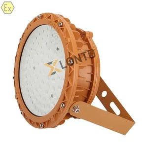 100W IP65 ATEX Certified Aluminum & Glass LED Highbay Explosion-proof Industrial Lighting