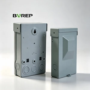 BAREP UL Certified Non-Fused HVAC/R Water Proof Outlet Box 60A 120/240Vac 3 Wire Outdoor Load Break AC Disconnect Switch Box