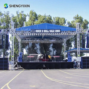 Customized Outdoor Led Screen Aluminum Truss Display Lighting Event Bolt Spigot Stage Truss Roof System