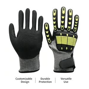 Professional Mechanical Cut-Resistant Wear-Resistant Shock-Resistant Impact-Resistant Anti-Smash Puncture Oil Safety Gloves