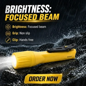 EX-5380 792229 792280 3V 1.2W 2AA LED Flashlight Explosion-proof IP67 Rated Hand Lamp ATEX CE Certified