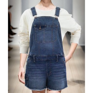 Girls Short Jeans Bib Overalls Casual Wear Summer Short Denim Dungarees for Ladies High Quality Denim Jumpsuit for Womens