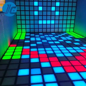 Wedding Parties and Events Indoor 3D Mirror Portable Dance Floor Panels Customized Size LED Floor for Sale