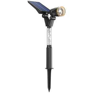 Super Bright Outdoor Solar Spotlight Waterproof LED Floor Lawn Lamp for Home & Garden Landscape Lighting