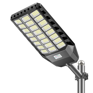 Solar Powered Motion Sensor 288LED SMD 5054 High Efficiency IP65 Rated 3-Year Warranty LED Street Lamps Remote Control Lighting