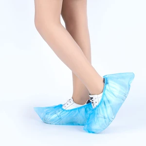 Hot Sale 25G Disposable PP Safety Shoe Covers Steel Toe Anti-dust Customizable Sizes Rubber Band Closure Overshoe Non-woven