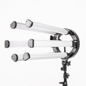High Quality Warm Cool LED Tripod Stand Star Bar Lamp Ring Light with 6 Tubes LED for Camera Photo Studio