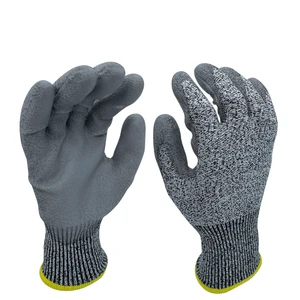 CE Level 5 Anti-Cut Gloves with HPPE Cut-Proof Technology Work Safety Protection Glove