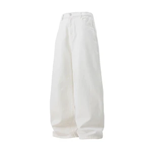 Autumn Twill Cotton Pants, Comfortable Loose Casual Bottoms