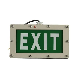 3W IP66 LED Explosion Proof Waterproof Emergency Indicator Lights Suitable for Oil Extraction Safe Evacuation Exit Sign Light