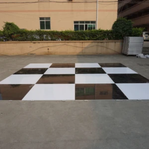 Portable Dance Floors Cheap Portable Dance Floor Black and White Checked Dance Floor
