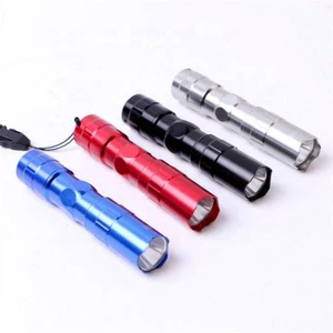 Mini LED Flashlight Battery-Powered Handheld Pen Light Tactical Pocket Torch With High Lumens for Camping Outdoor