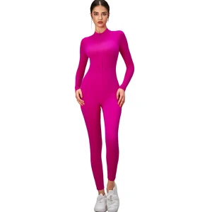 Jumpsuit Woman Fitness Jump Suits Dancing Gym Quality Ribbed One Piece Jumpsuit Sports Activewear