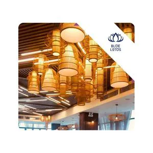 BEST SELLER bamboo lamp for room lighting warm ambience home interior cafe daily use long lasting crafted Vietnam