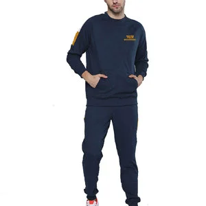 Men Soft Fabric Sweatsuit Blend Two Piece Set Relaxed Fit Gym Fitness Daily Casual Outfit