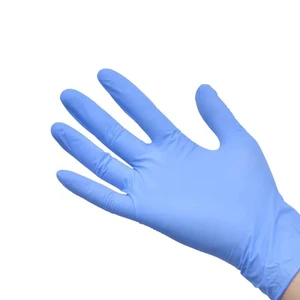 Sterile Hospital Chemical Resistant Waterproof Protective Surgical Hand Disposable Medical Safety Work Nitrile Gloves