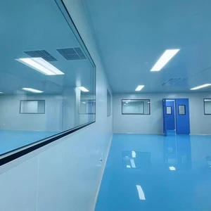 SHARBON New Clean Room ISO Class 8 HEPA Filter Fire/Water Resistant Stainless Steel Modular Prefab Laboratory & Industrial Use