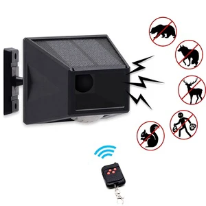 Motion Sensor Detector Solar Strobe Light 129db Sound Security Siren Solar Alarm Light Solar Security Lamp Anti-Theft