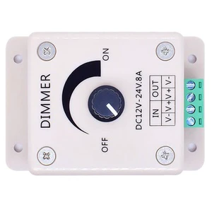 Voltage Regulator DC-DC Voltage Stabilizer 8A Power Supply Adjustable Speed Controller DC 12V LED Dimmer