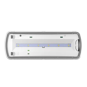 220V Surface Mounted LED Rechargeable Emergency Lamp with 3 Hours Backup Li-FePO4 Battery 170lm IP65 Rated Outdoor Use