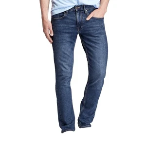 Wholesale Plus Size High Waist Men's Denim Slim Fitting Straight Leg Autumn Casual Style Jeans Supplier Bangladeshi