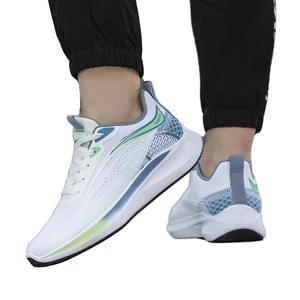 Customized Men's Sport Sneakers Fashion Trend Walking Running Shoes Anti-Slip Lighted Features Rubber EVA Insole Mesh Lining