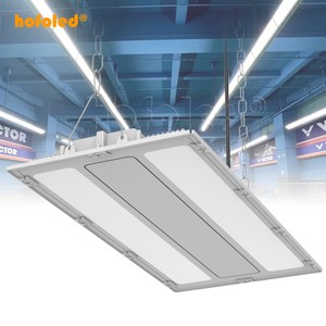 Hofoled 100W 150W 200W Warehouse Linear High Bay Light IP66 240W Workshop Light 0-10V DALI Commercial Linear Hanging Bay Light