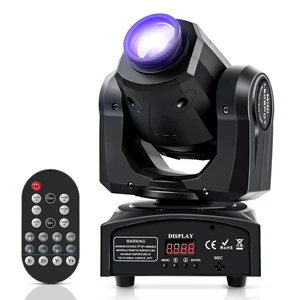 U`King 50w Gobo Black Shell Stage Light Remote Shaking Head LED DMX Dj Disco Light Equipment