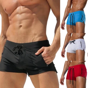 Mens Swimming Shorts Waterproof Beach Short Quick Dry Surfing Shorts Swim Trunks