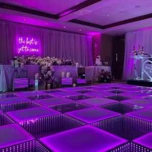 Factory Price 3d Infinity Mirror Video Light Led Dance Floor Magnetic
