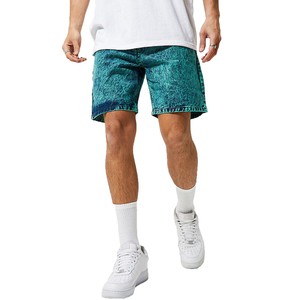Men's Distressed Wash Breathable High-quality Cotton Denim Jean Shorts High Waist Straight Fit Casual Summer Hip Hop Style