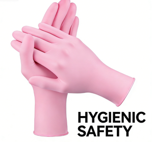 Food Grade Disposable Nitrile Gauntlet Gloves General Purpose Waterproof Textured Flexible Silicone-Free Powder-Free Hand Arm