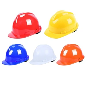 ZZB CE Certified EN397 V Type Slotted Industrial Safety Helmet Customized Color Logo Size 4/8 Suspension Points Model 251202 CN