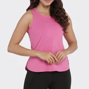 Wide Shoulder V-neck Beautiful Back Chest Wrap Bra Suspender Tank Top with Spandex/Polyester Letter Print for Women