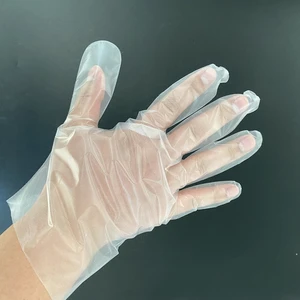 Clear PE Food Handling Gloves, Disposable & Waterproof for Cooking Safety