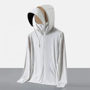Ice Silk Summer Protective Clothes Unisex Outdoor Thin Breathable and Uv-Resistant Wind Shield Jacket Sun Protection Shirt