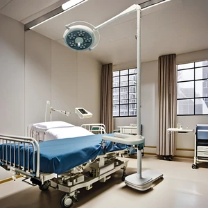 Electric Medical LED Shadowless Floor Standing Metal Operating Light Dental Clinic Hospital Use Wall/Ceiling Mountable CE CRI 97