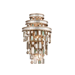 European Retro Shell Style Lighting Decorative Shell Wall Lamp Farmhouse Bedroom Hotel Bedside Wall Lamp