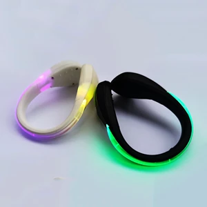YHINT Flashing LED 3-LED IP67 Waterproof Lithium Battery-Powered Clip Shoes for Night Running Removable Shoe Lights Multi Color