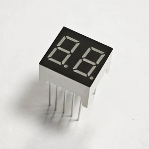 0.36 Inch 2 Digit 7 Segment Led Display Red Light High Visibility for Industrial Automation Equipment Indicator Module