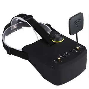 800D 5 Inch 40ch 5.8ghz FPV Goggles With Built In DVR And Split Monitor Design