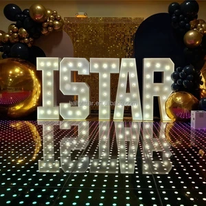 3D Tempered Magnet Dance Brick Nightclub Party LED Digital Dance Tiles Panel Brick Lamp Interactive LED Dance Floor