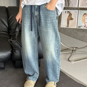 Jeans Factory Direct Sales Summer and Autumn Season New Slim Straight Boys Trousers Casual Breathable Wear Men's Denim Jeans