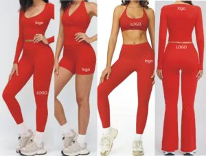 Summer New YOGA Wear Pilates Daily Outfit Power Walk Sports Bra Butt Lift Flare Pant Soft Skin Elasticity Fitness Gym Yoga Sets