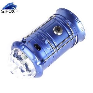 Hiking Camping Tent Emergency Lighting 3 in 1 LED Party Disco Light Rechargeable Portable Flashlight