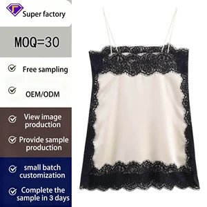 Spring/Autumn Women's Breathable Sweet Style Lace-trimmed Vest Retro Sexy Camisole 100% Polyester